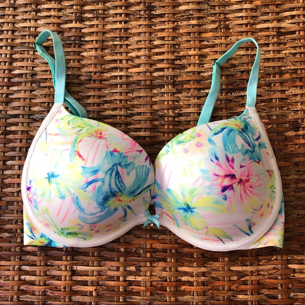 Victoria’s Secret plunge multi color bra